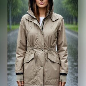 Modström Outerwear Hooded Raincoat waterproof  Danish design